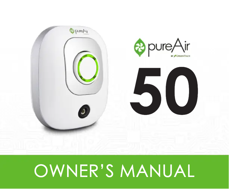 Page n°1 - Manuel utilisateur Greentec 50