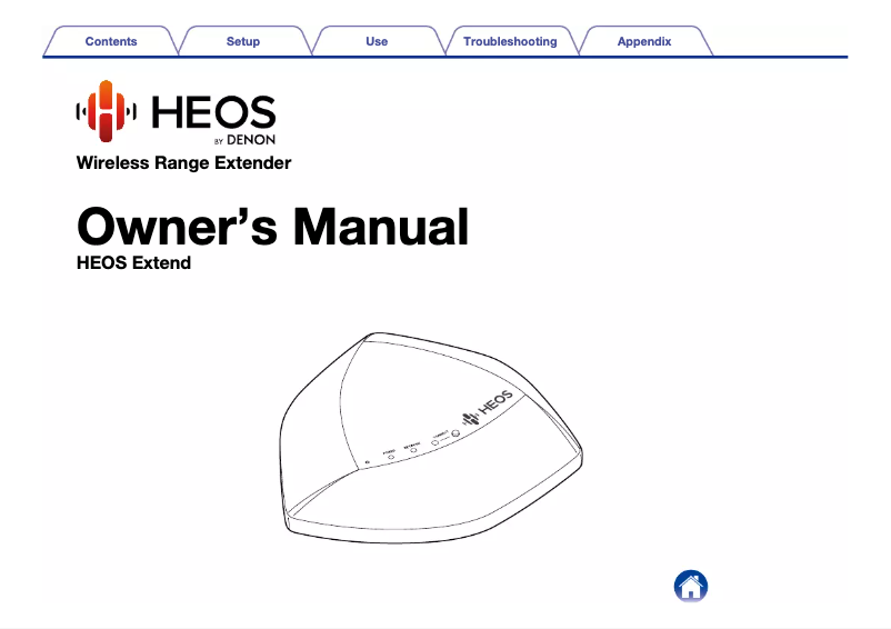 Page 1 de la notice Manuel utilisateur HEOS Extend