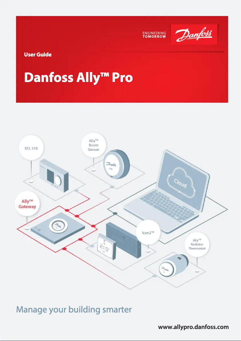 Página 1 del manual Manual de usuario Danfoss Ally Pro