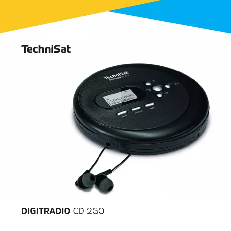 Page 1 of the manual User Manual TechniSat Digitradio CD 2GO