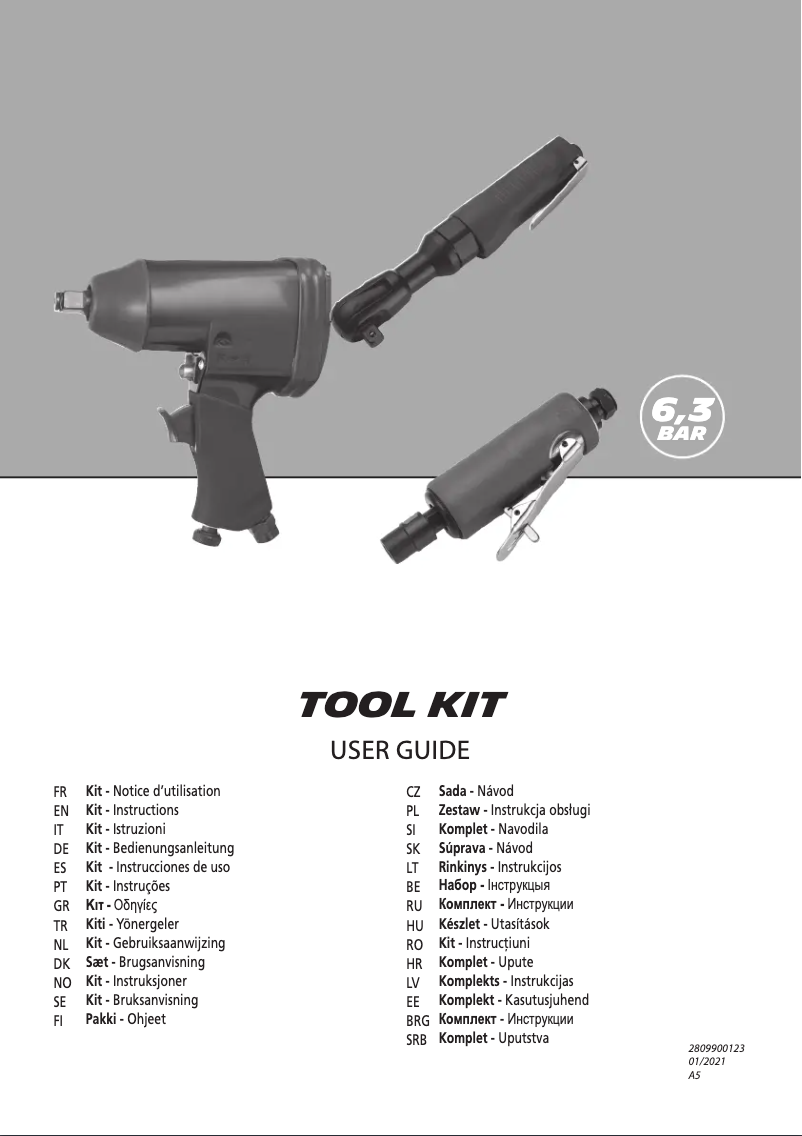 Page 1 de la notice Manuel utilisateur Abac G-851