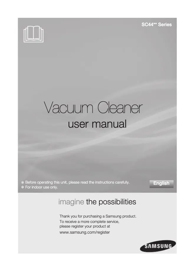 Page n°1 - Manuel utilisateur Samsung SC4471