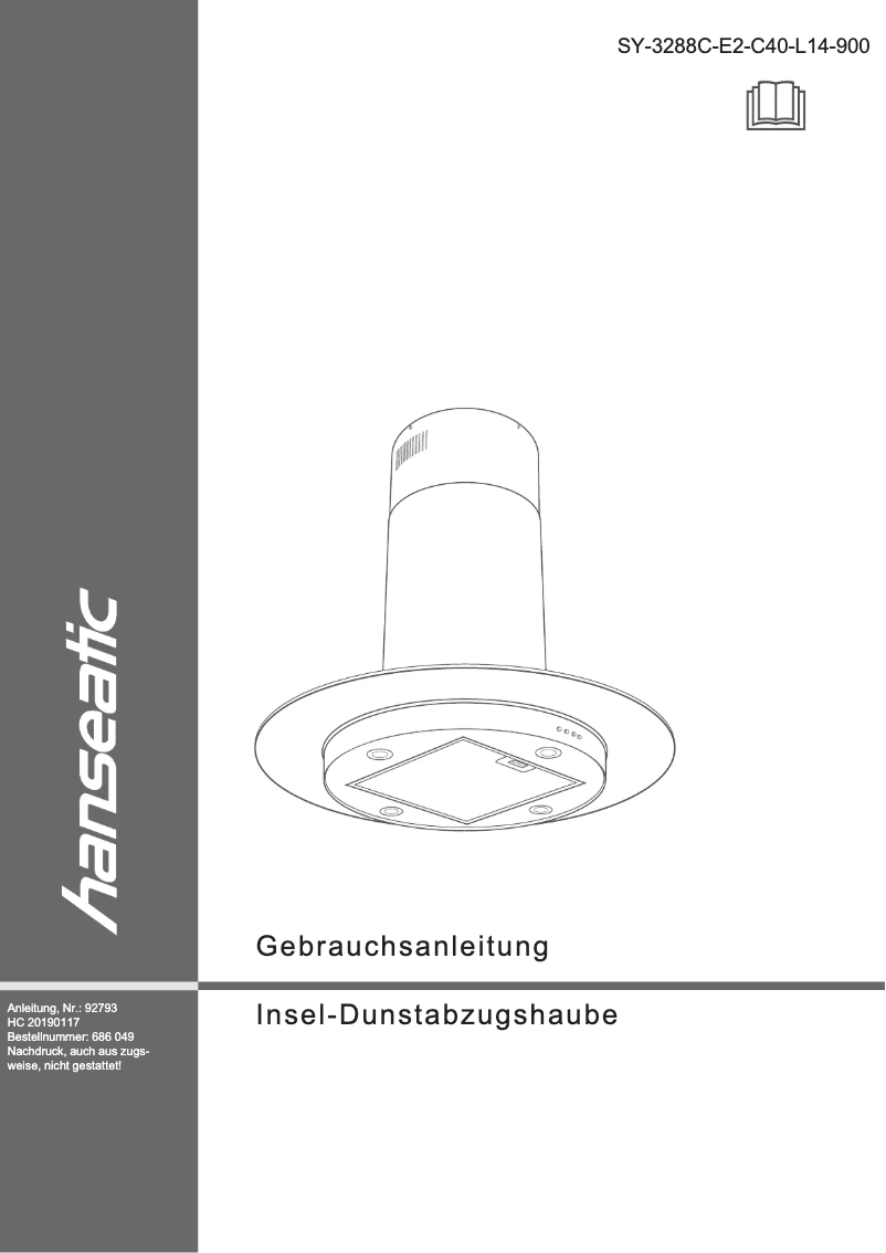 Image de la première page du manuel de l'appareil SY-3288C-E2-C40-L14-900
