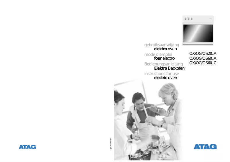 Page n°1 - Manuel utilisateur Atag OG6011CL