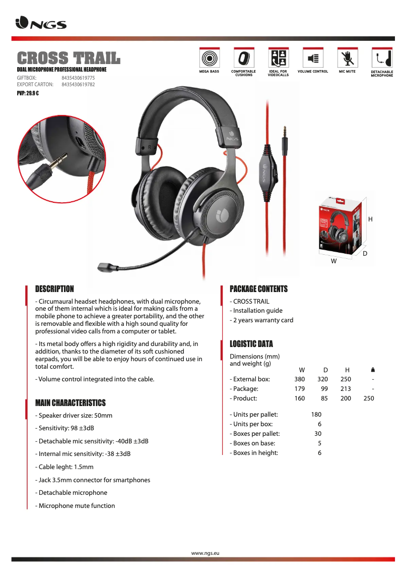 Image de la première page du manuel de l'appareil Cross Trail