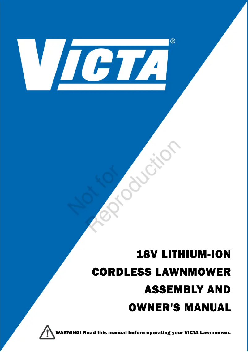 Page n°1 - Manuel utilisateur Victa 2691857