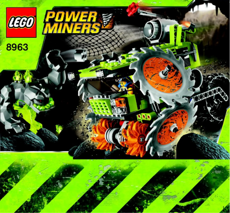 Page 1 de la notice Manuel utilisateur Lego Power Miners 8963