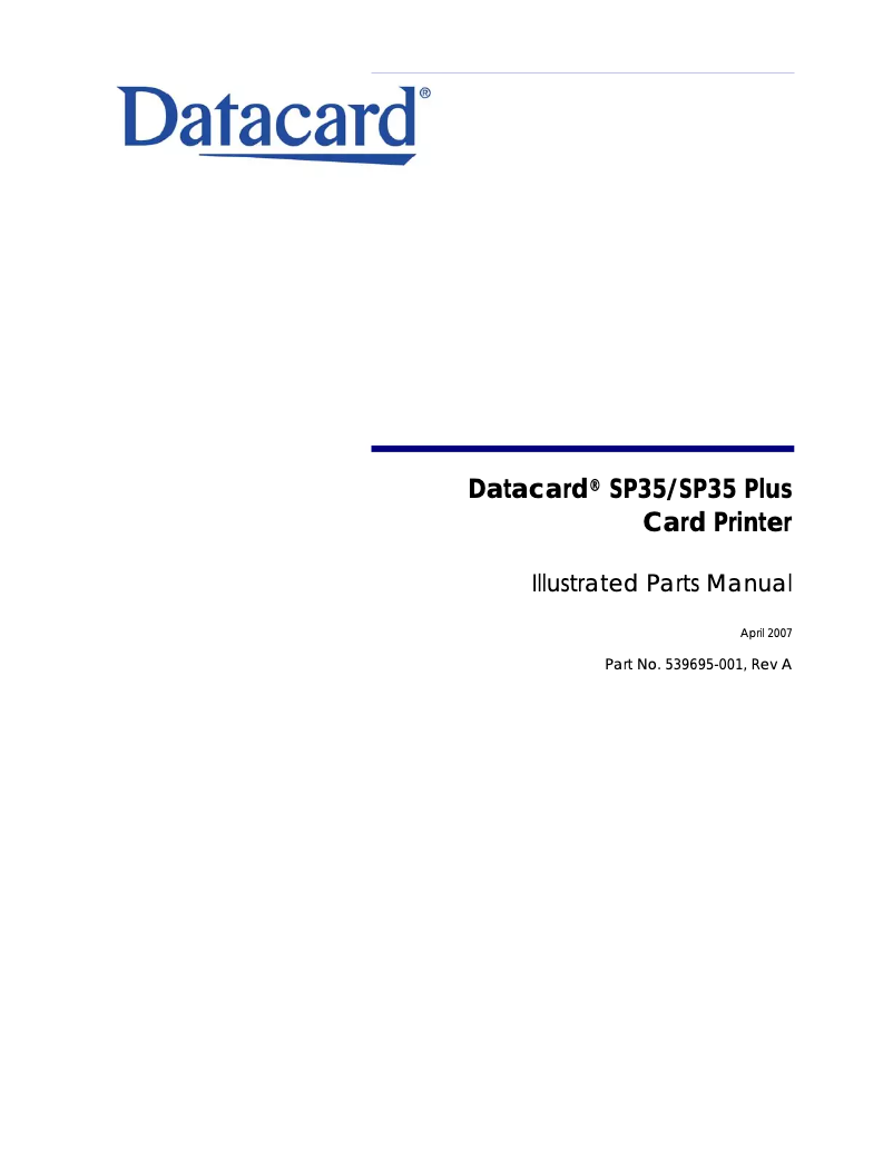 Page n°1 - Manuel utilisateur Datacard Spring Gate