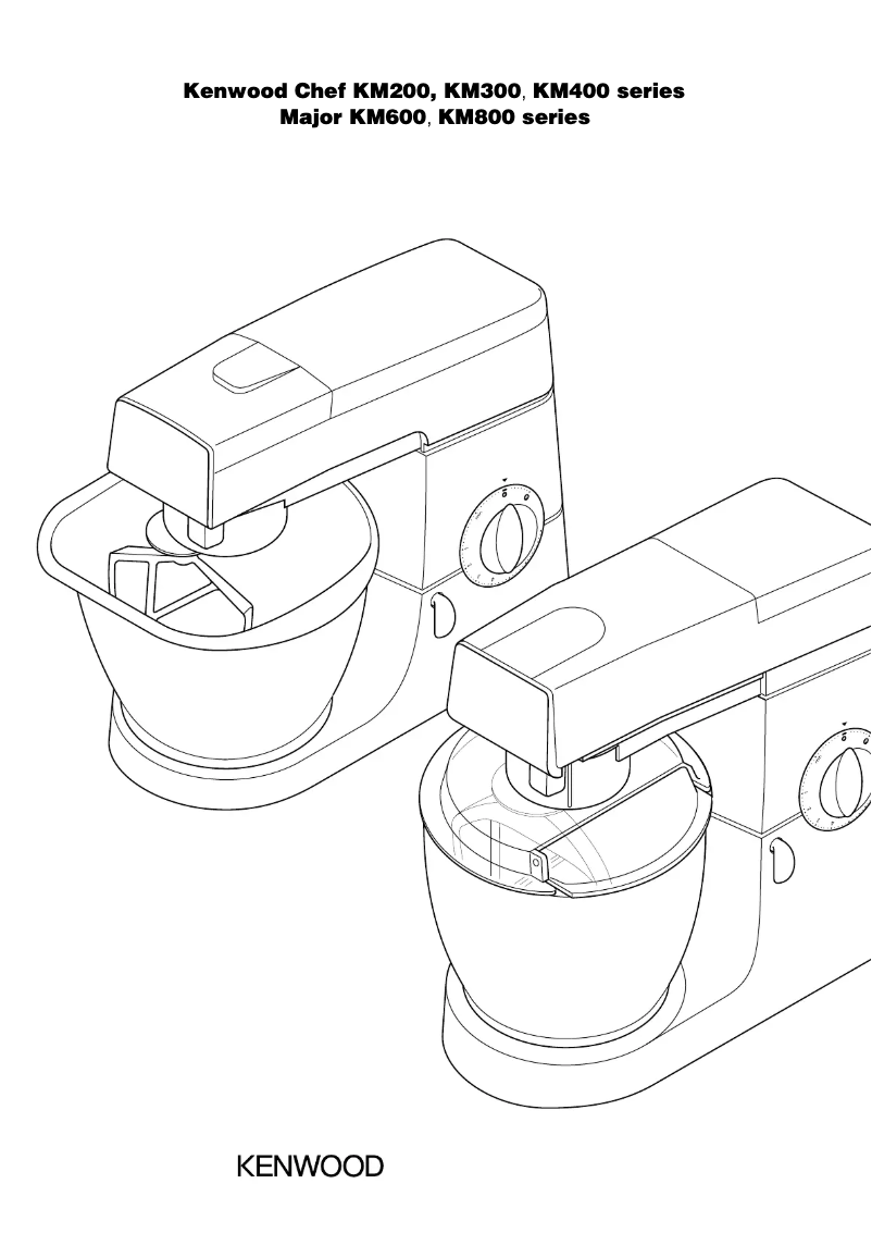 Page n°1 - Manuel utilisateur Kenwood KM310