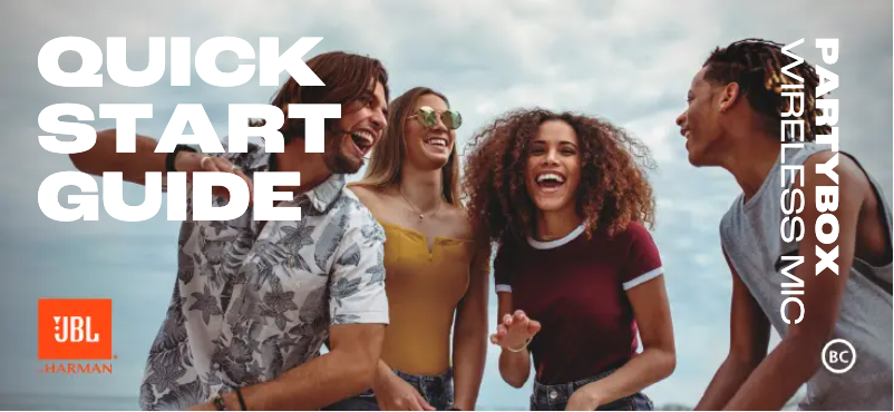 Page n°1 - Guide de démarrage rapide JBL Partybox Wireless Mic