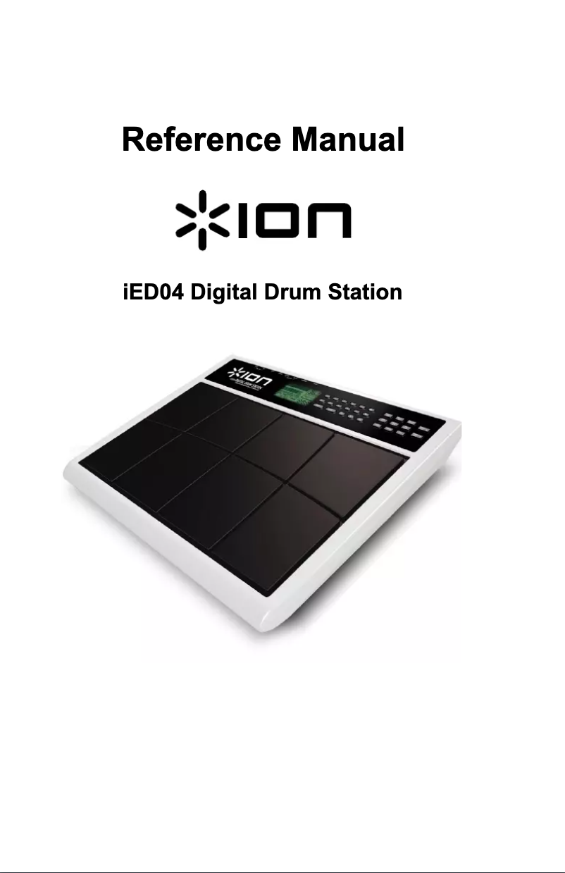 Page 1 de la notice Manuel utilisateur ION iED04