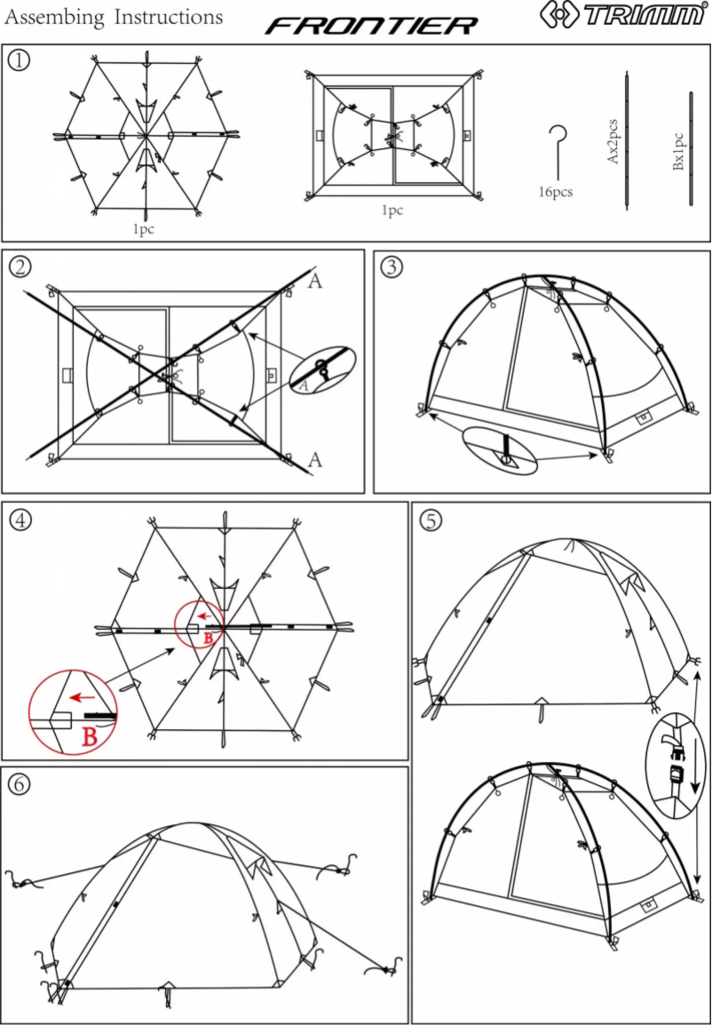 Página 1 del manual Manual de usuario Trimm Frontier