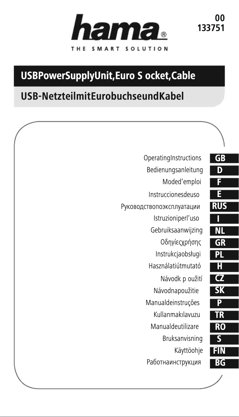 Image de la première page du manuel de l'appareil 00133751