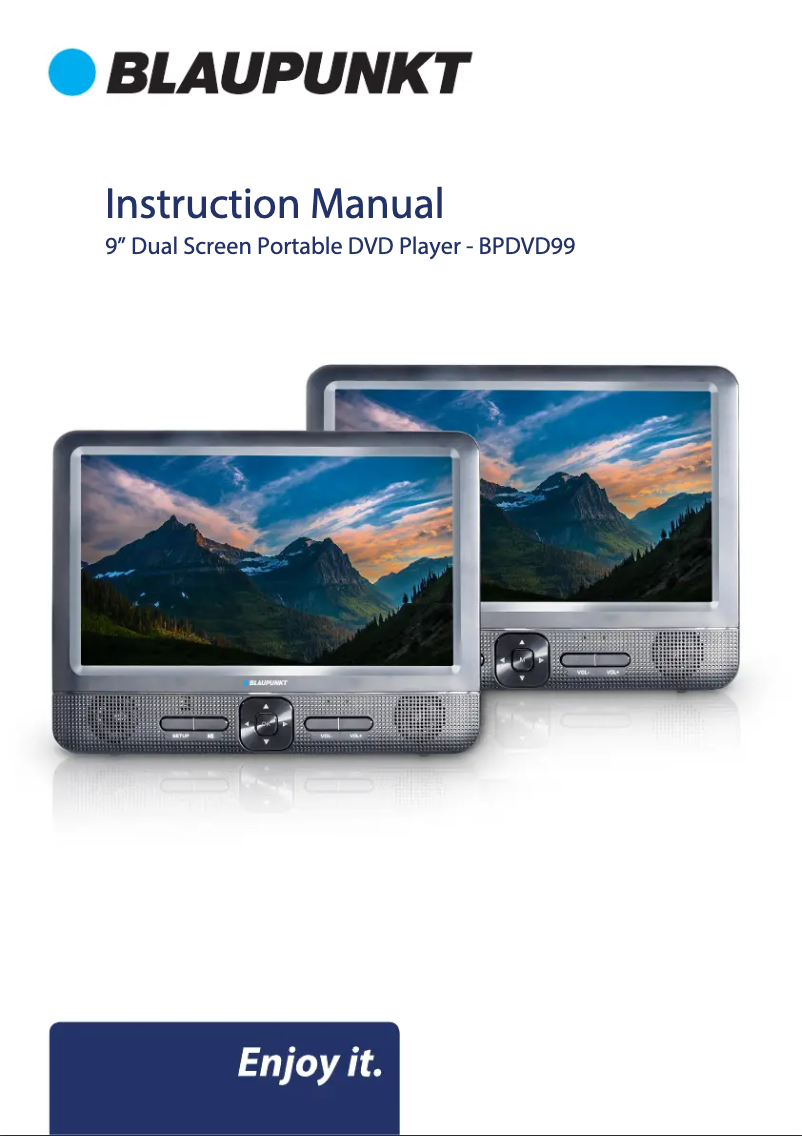 Page 1 de la notice Manuel utilisateur Blaupunkt BPDVD99