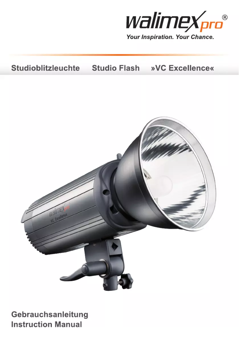 Image de la première page du manuel de l'appareil VC-400 Excellence