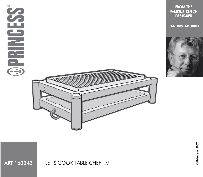 Image de la première page du manuel de l'appareil Table Chef & Grill 162243
