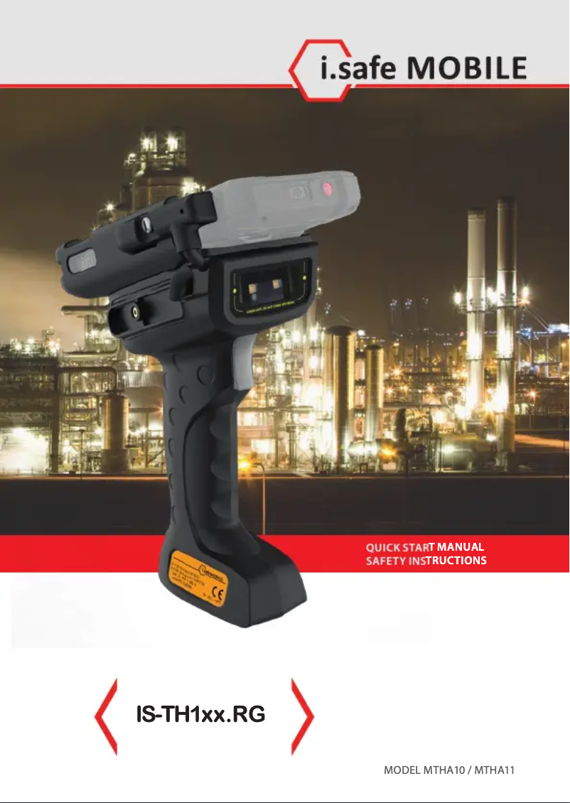 Page 1 de la notice Manuel utilisateur i.safe Mobile IS-TH1xx.RG