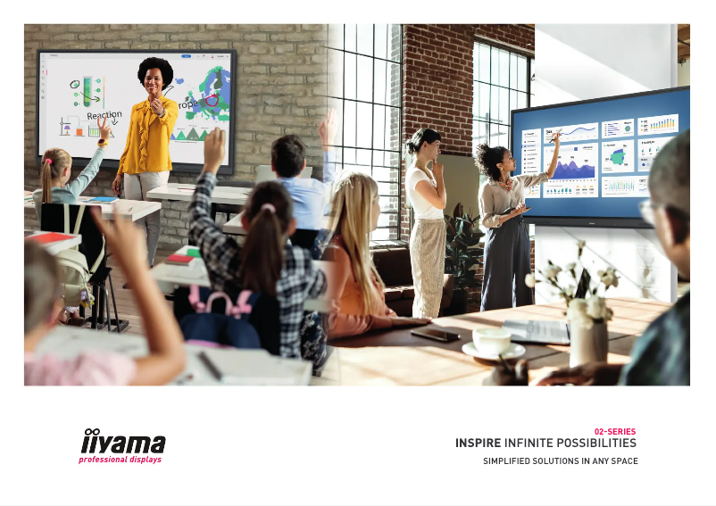 Page 1 de la notice Brochure Iiyama ProLite TE8602MIS