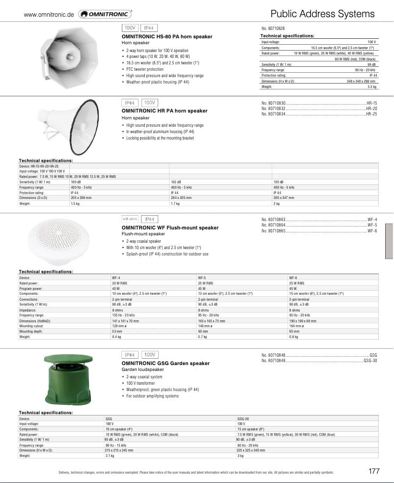 Image de la première page du manuel de l'appareil GSG Garden Speaker