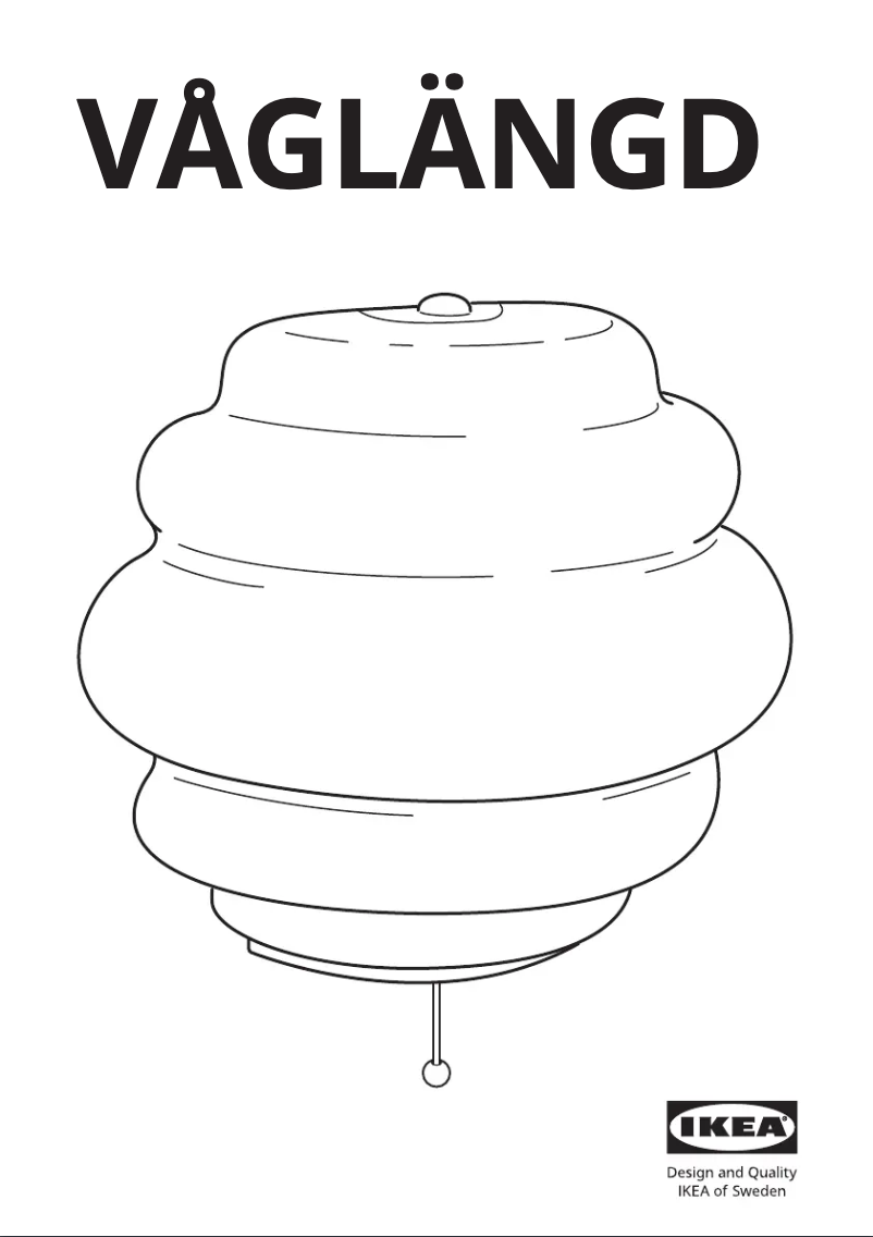 Image de la première page du manuel de l'appareil VÅGLÄNGD 905.040.39