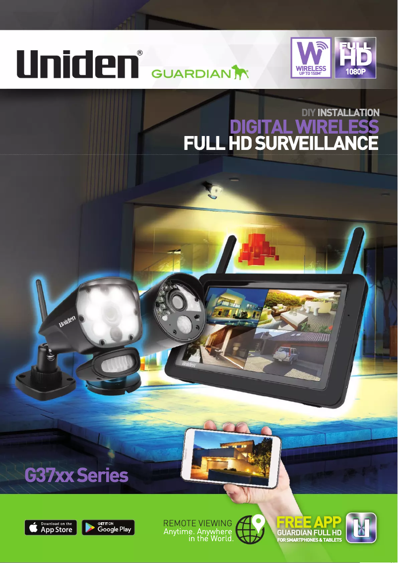 Image de la première page du manuel de l'appareil Guardian G3722L