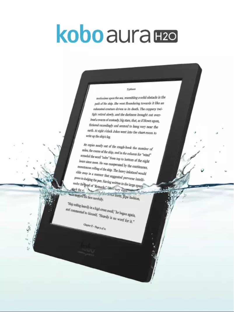 Image de la première page du manuel de l'appareil Aura H2O