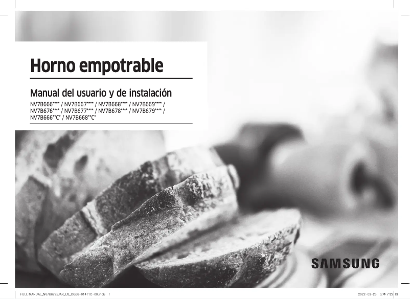 Página 1 del manual Manual de usuario Samsung NV7B6795JAK