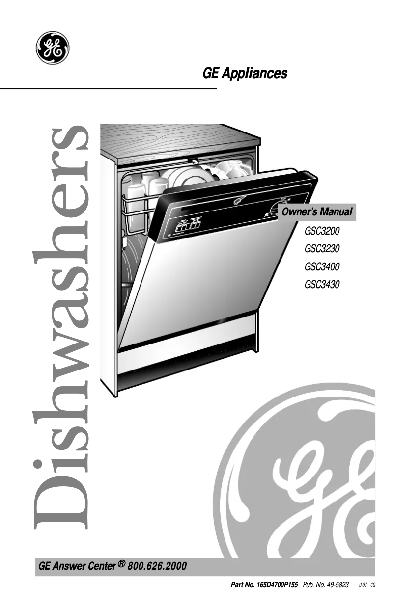 Page 1 de la notice Manuel d'utilisation et d'entretien GE GSC3230ZWW
