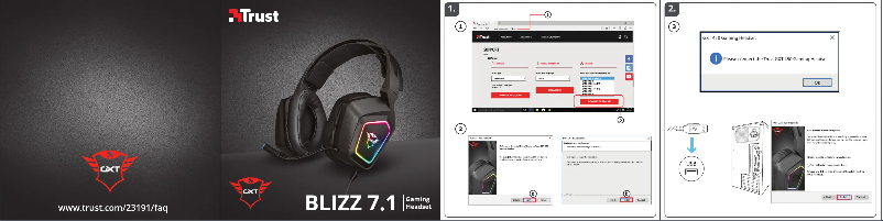 Página 1 del manual Manual de usuario Trust Blizz 7.1 GXT 450