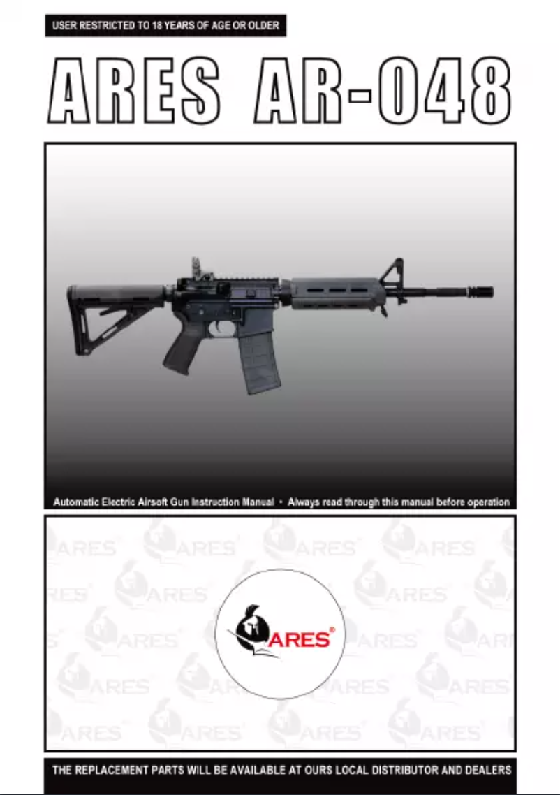 Page n°1 - Manuel utilisateur Ares AR-048