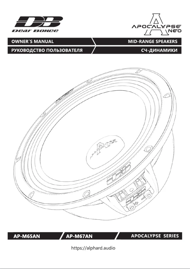 Image de la première page du manuel de l'appareil AP-M65AN