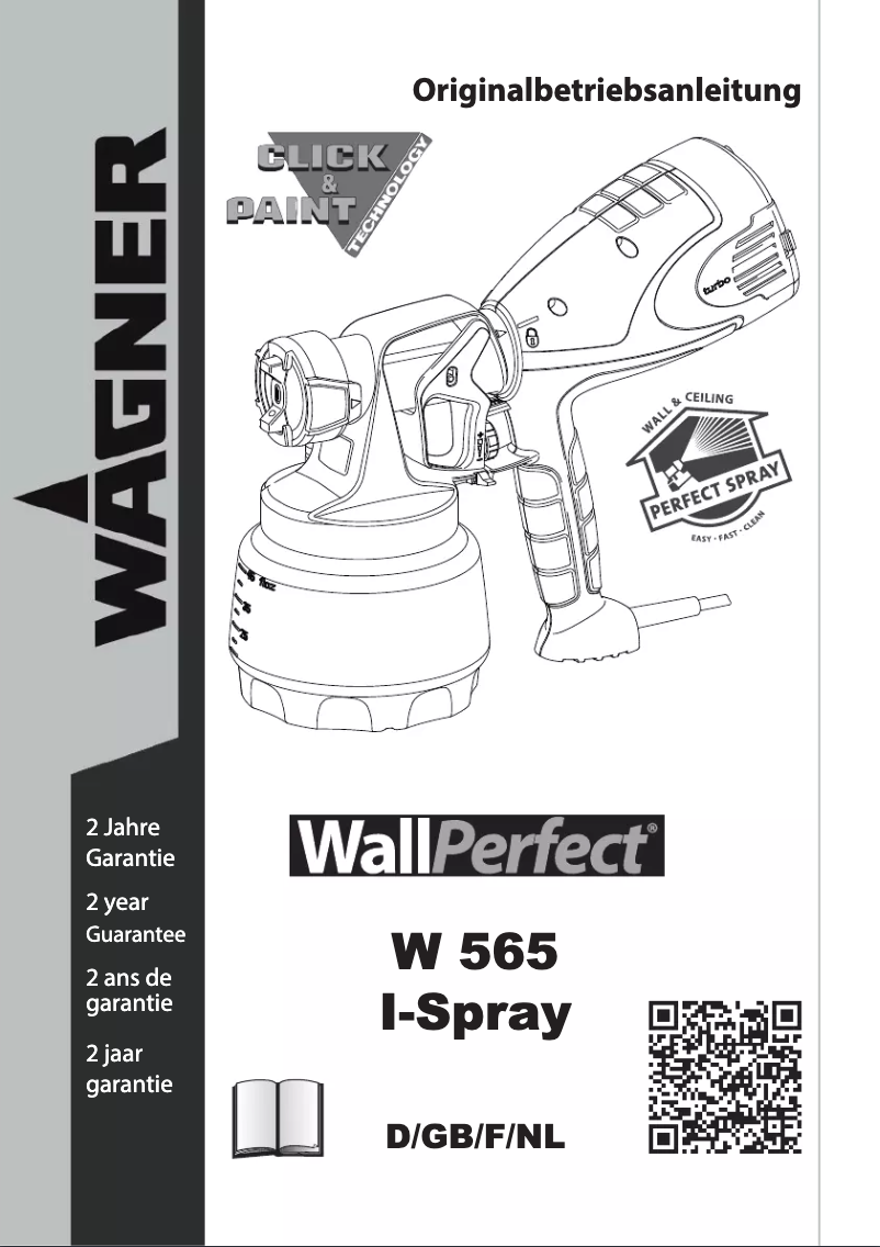 Page 1 de la notice Manuel utilisateur Wagner WallPerfect W 565