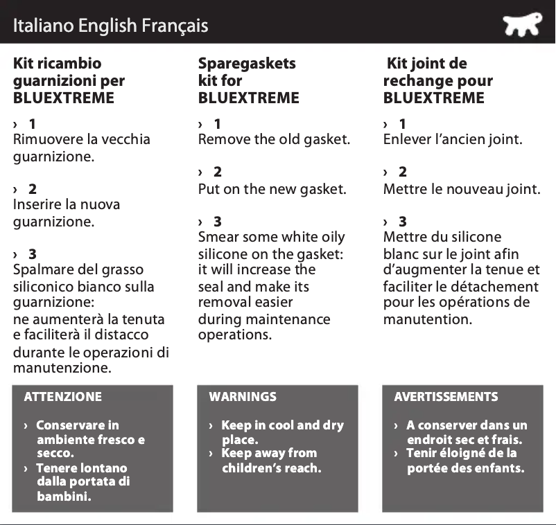 Page n°1 - Instructions / montage Ferplast Bluextreme 700