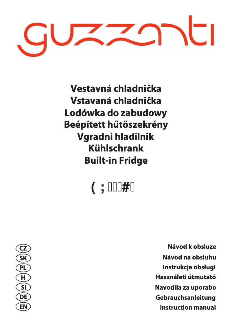 Page 1 de la notice Manuel utilisateur Guzzanti GZ-09B1