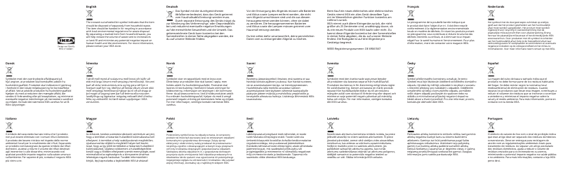 Image de la première page du manuel de l'appareil HADDEBO 905.088.29