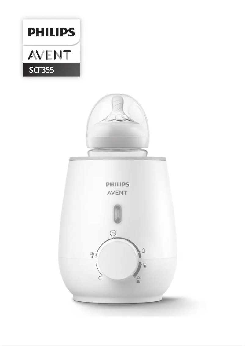Page 1 de la notice Manuel utilisateur Philips Avent SCF355