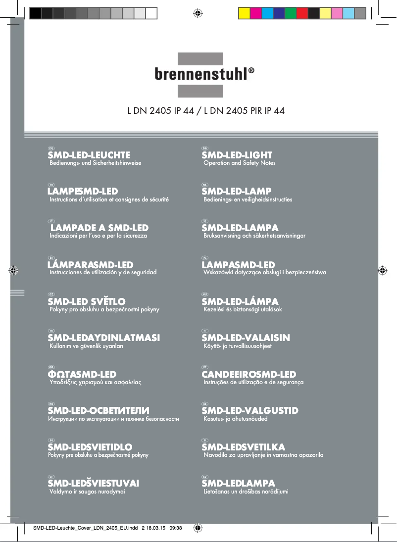 Page 1 de la notice Manuel utilisateur Brennenstuhl L DN 2405 IP44