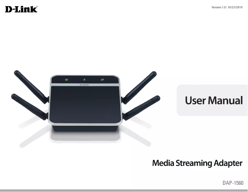 Page n°1 - Manuel utilisateur D-Link DAP-1562
