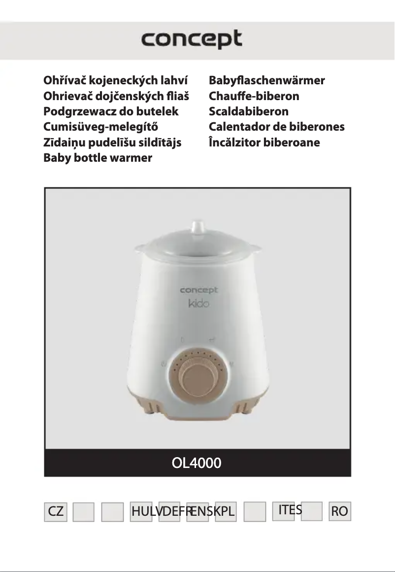 Page n°1 - Manuel utilisateur Concept OL4000