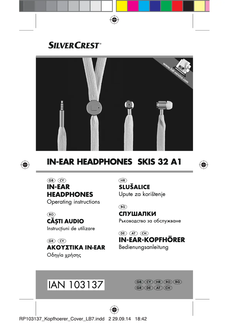 Page 1 de la notice Manuel utilisateur SilverCrest SKIS 32 A1