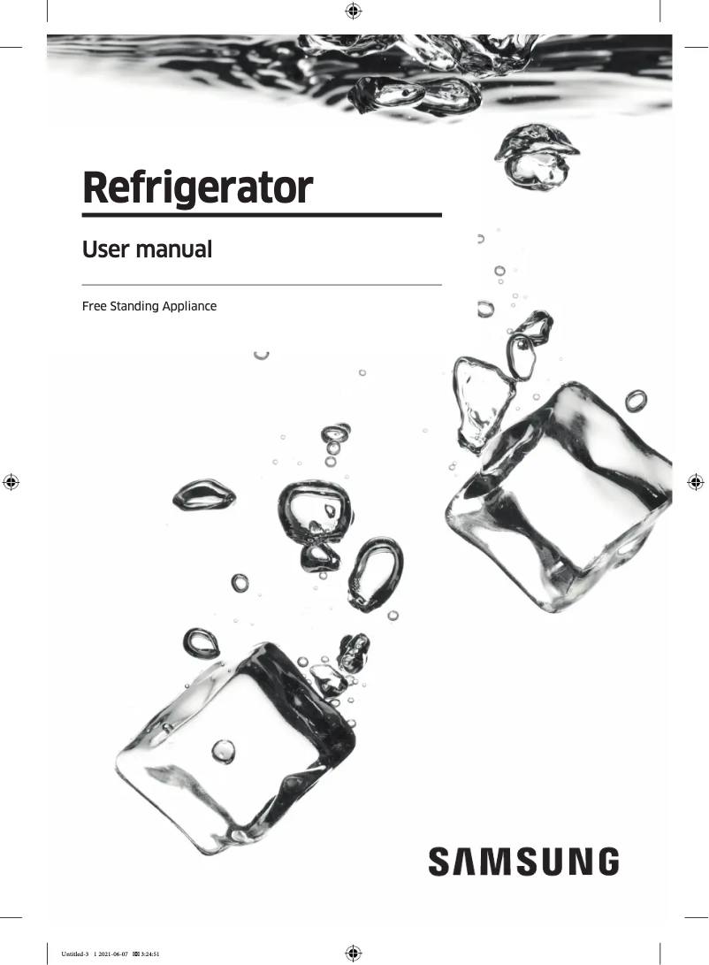 Image de la première page du manuel de l'appareil RF28R6301SR