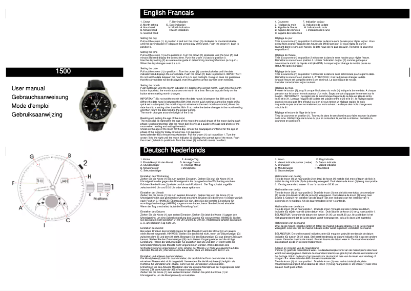 Page 1 de la notice Manuel utilisateur Davis 1500