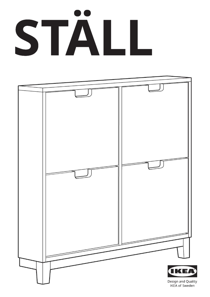 Page 1 de la notice Manuel utilisateur Ikea STÄLL 405.302.29