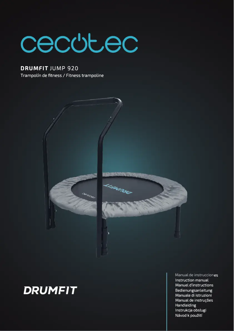 Image de la première page du manuel de l'appareil Drumfit Jump 920