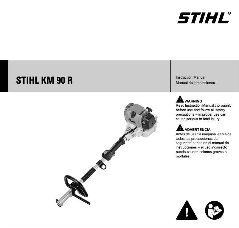 Page n°1 - Manuel utilisateur Stihl KM 90 R