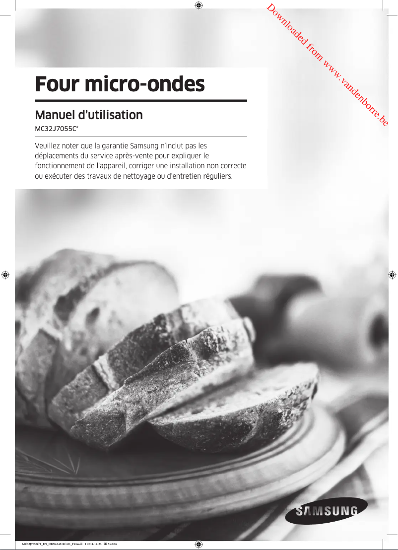 Page n°1 - Manuel utilisateur Samsung MC32J7055CT