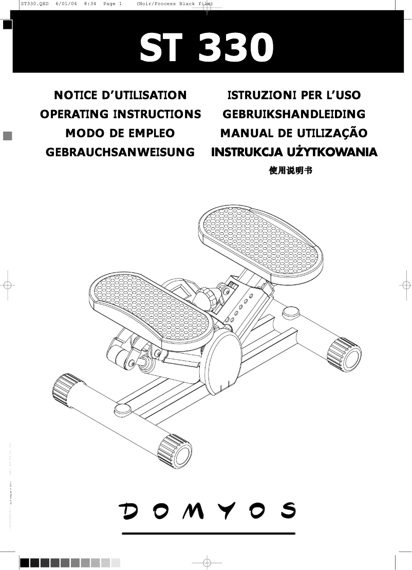 Page 1 de la notice Manuel utilisateur Domyos ST 330