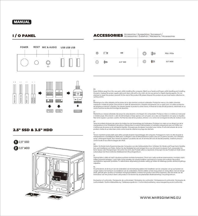 Image de la première page du manuel de l'appareil MC-VIEW