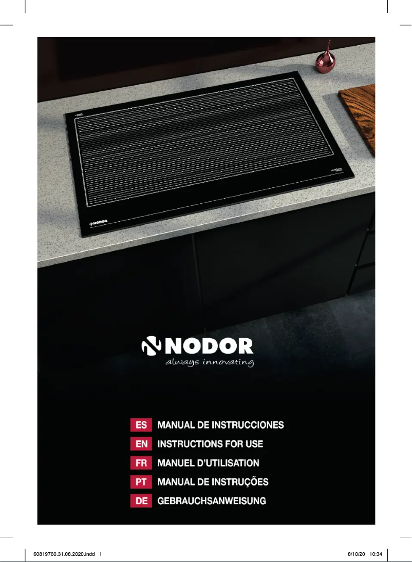 Image de la première page du manuel de l'appareil NorCook IH N6404 BK