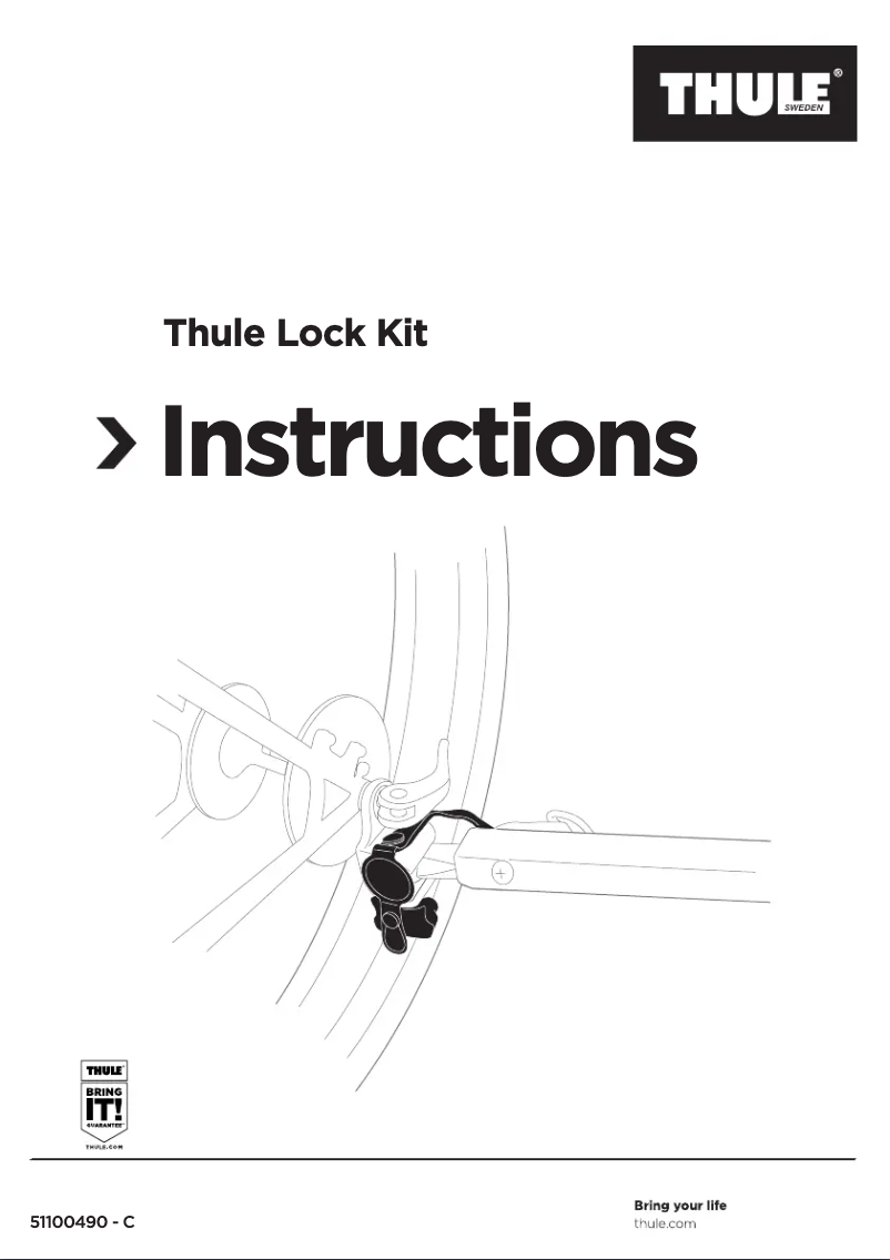 Página 1 del manual Manual de usuario Thule Lock Kit 20201506
